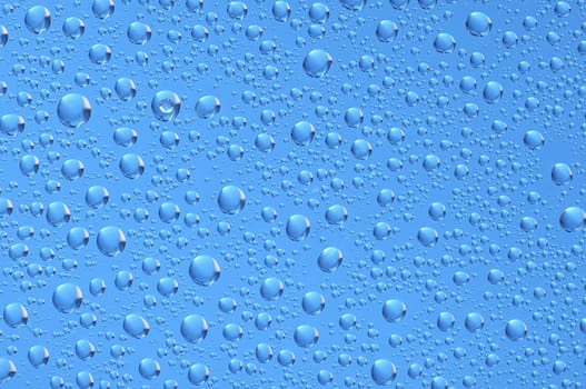 Water bubbles on the window for background