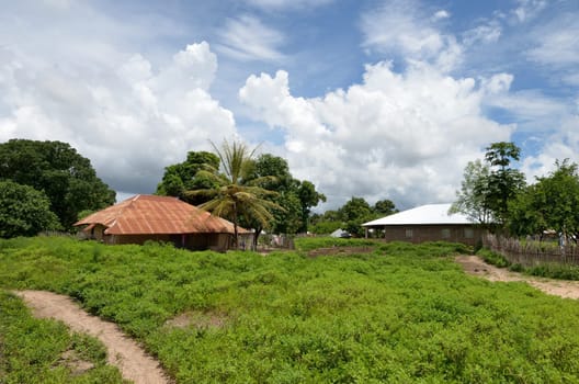 typical village to the south of Senegal