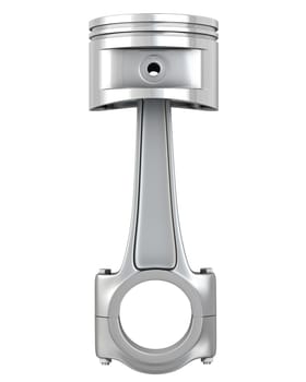 Single Engine piston, isolated on white background