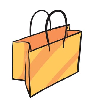 illustration of a bag on a white background