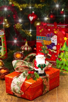 Christmas Tree and Christmas gift boxes