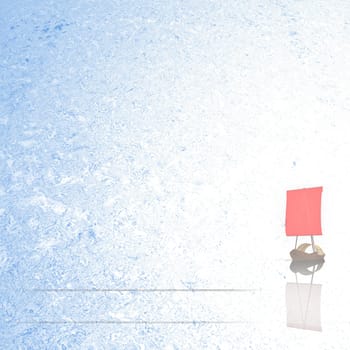 Ice background with old boat on it for adv or others purpose use