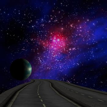 Galaxy and earth for adv or others purpose