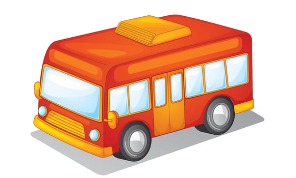 illustration of a van on a white background