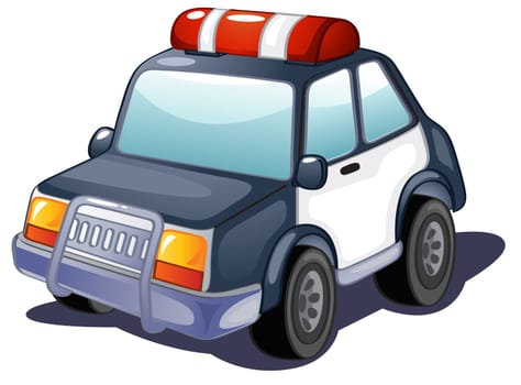 illustration of car on a white background