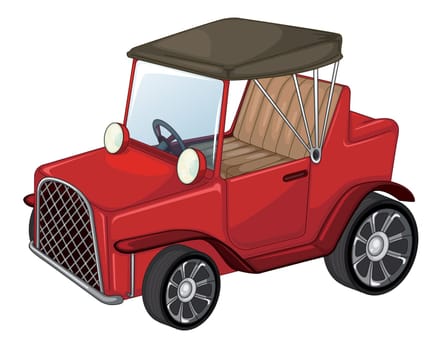 illustration of vehicle on a white background