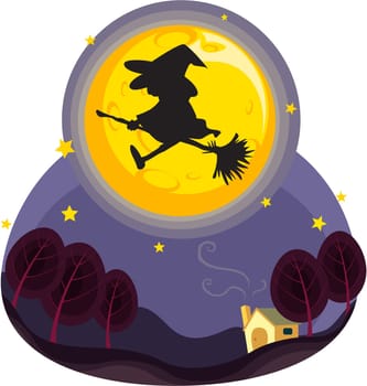illustration of bewitch on a white background