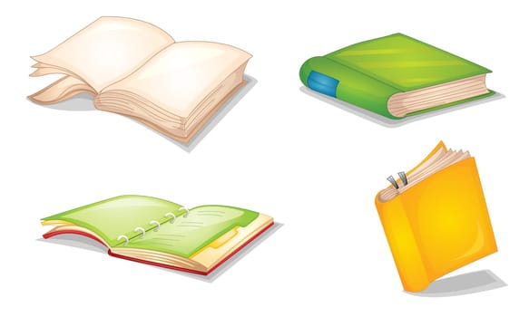 illustration of vector notebooks