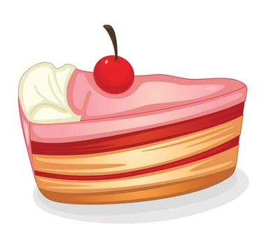 Food illustration on white background