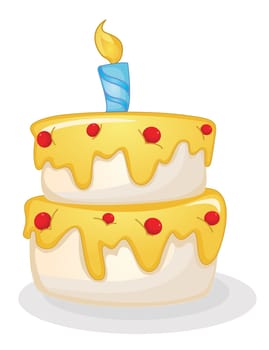 Food illustration on white background
