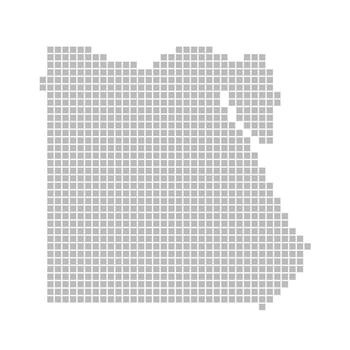 Map of pixels: Egypt
