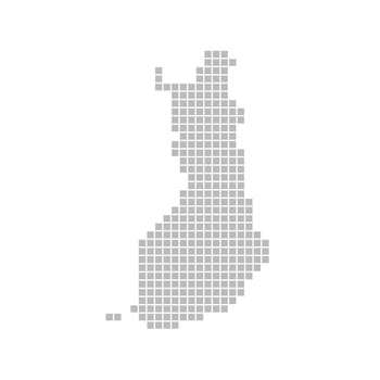 Map of pixels: Finland