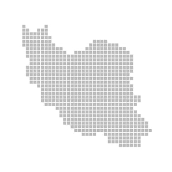 Map of pixels: Iran