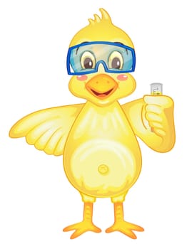 duck illustration on a white background