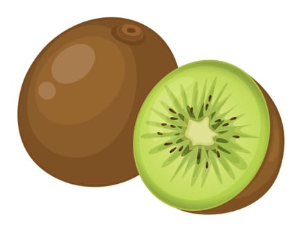 Illustration of friut on a white background