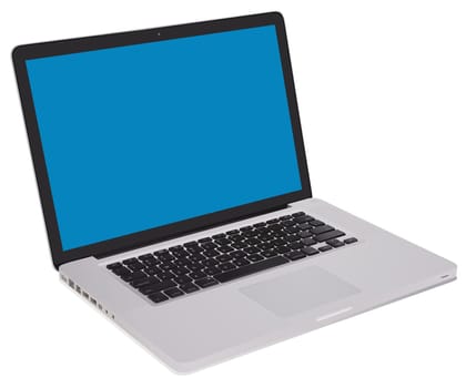 detailed open notebook computer illustration