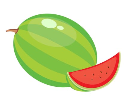 Illustration of friut on a white background