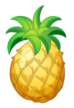 Illustration of friut on a white background