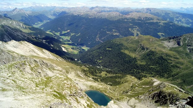 View of Lake Kratzberg,Merano 2000,South Tyrol