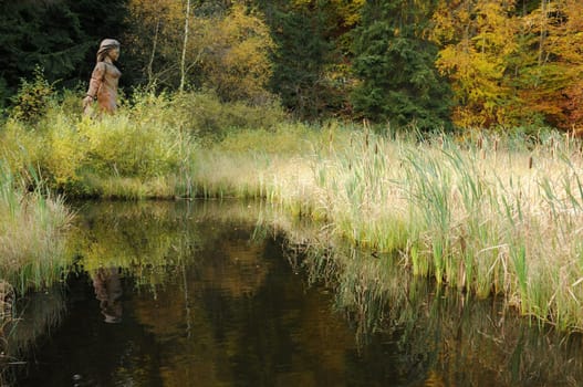 At the Mother Hulda Pond