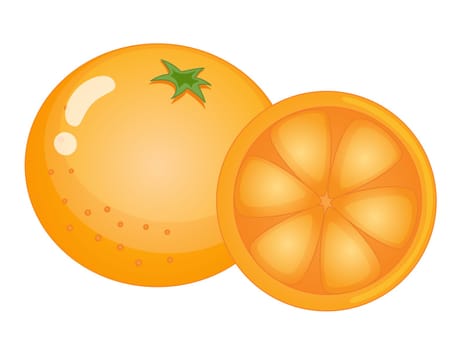 Illustration of friut on a white background