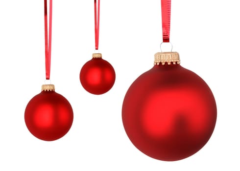 red christmas balls