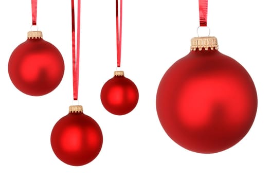 red christmas balls