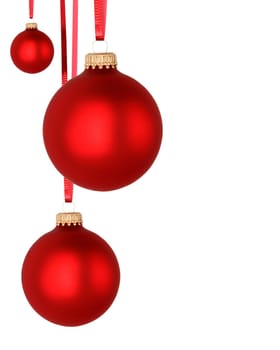 red christmas balls