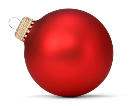 red christmas ball