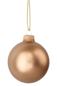 gold Christmas ball