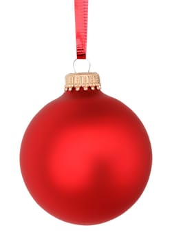 red christmas ball