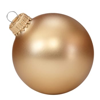 gold Christmas ball