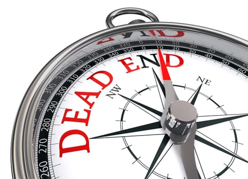 dead end no way out indicated by concept compass