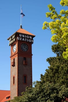 Union Station in Portland Oregon North America