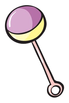 illustration of a spoon on white background