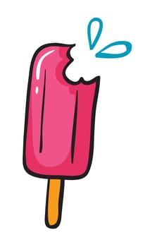 illustration of ice cream on a white background