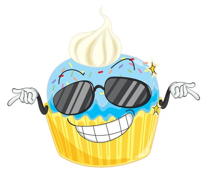 illustration of a cake on a white background