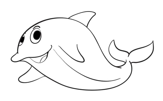 illustration of a fish on a white background