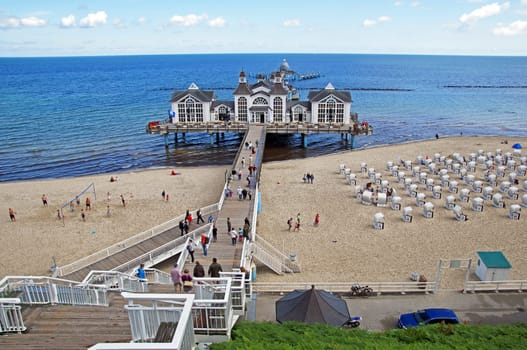 Seebrücke Sellin Rügen Deutschland / Pier Sellin Rugia Germany