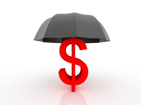 Financial Insurance, 3d insurance concept