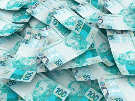 New brazilian currency - one hundred Real.