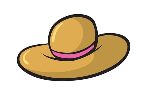 illustration of a hat on a white background