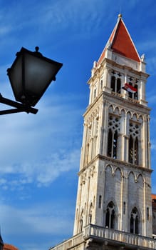 The city of Trogir in Dalmatia, Croatia on Adriatic Coast