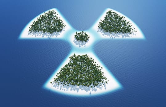 Radioactive Symbol - Island Concept 2