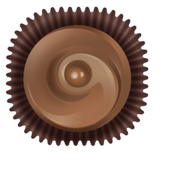 illustration of chocos on a white background