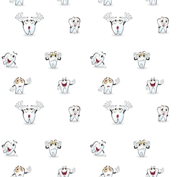 illustration of a tooth on a white background