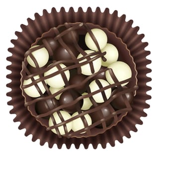 illustration of a chocos on a white background
