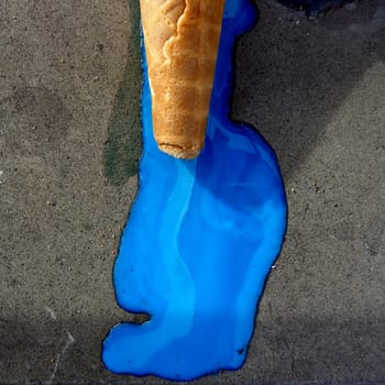 Smurf ice cream