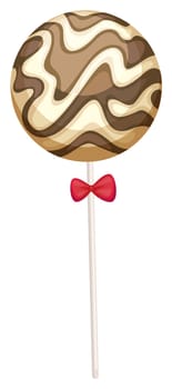 illustration of a candy on a white background