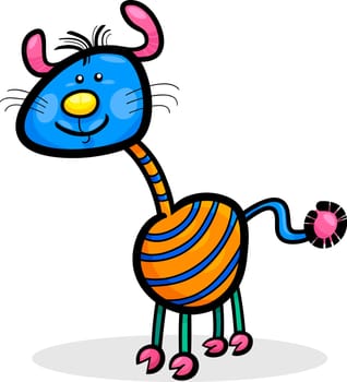 Cartoon Illustration of Funny Fantasy or Fairytale Character Creature